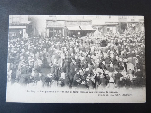 CPA 43 Le Puy - La ""place du Plot"" (24276)