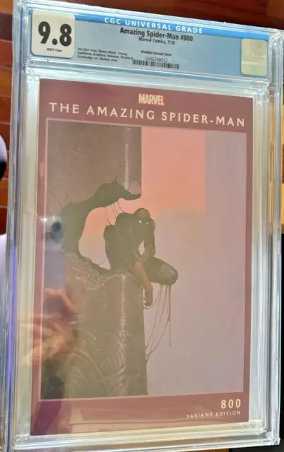 Amazing Spider-Man #800 (July 2018) Moebius Variant Cover CGC 9.8