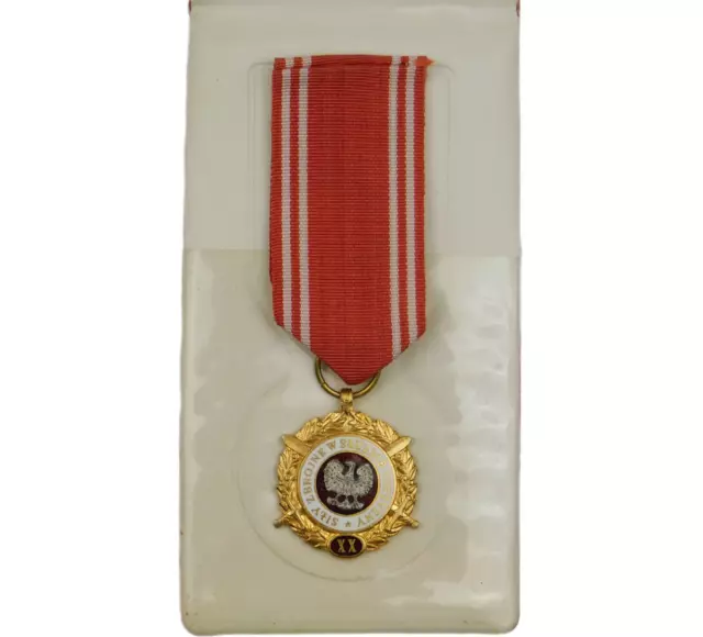 1336 Ww2 Médaille Polonaise Des Forces Armées Au Service De La Mère Patrie...