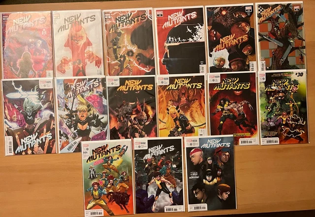 MARVEL NEW MUTANTS 33 comic lot #1-33 COMPLETE SERIES 2019 vol 4 Dawn of X era 2