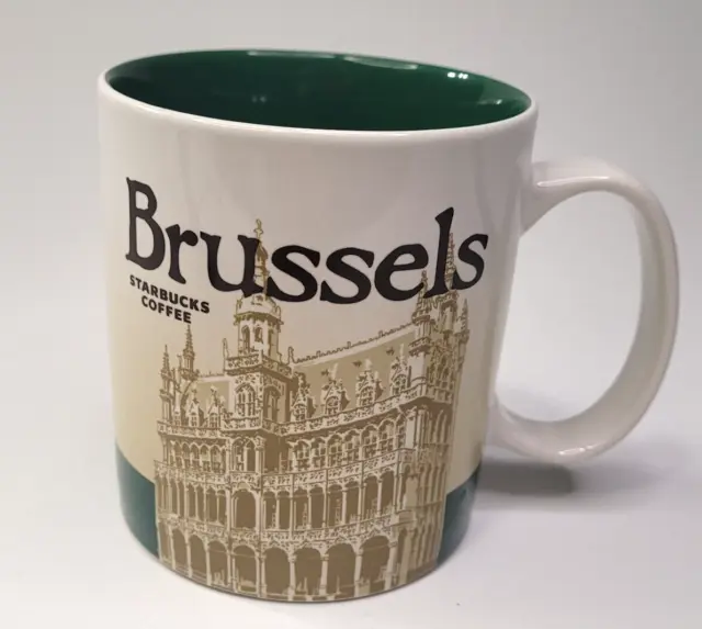 Starbucks 2015 BRUSSELS Belgium Global Icon Collector Series Coffee Mug 16 oz