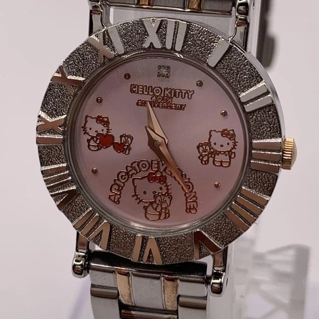Montre Hello Kitty Luxe - Cadran Cristal Et Coque Décorée - Analogique - Neuf Avec étiquettes