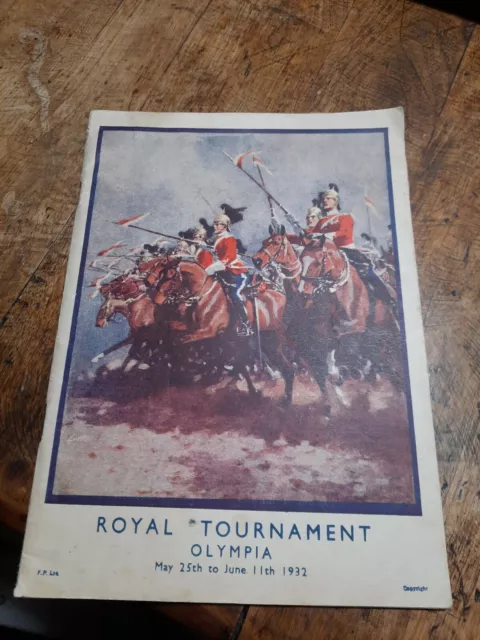 Royal Tournament Olympia 1932 Program