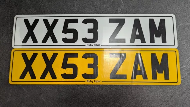 XX53ZAM Personal Personalised Cherished Number Plate Kiss Kiss Zam "Zameer"