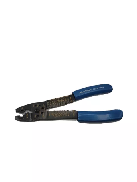 Blue Point Tools 9" Wire Strippers Crimper Cutter Pliers PWC14 Blue Handle USA