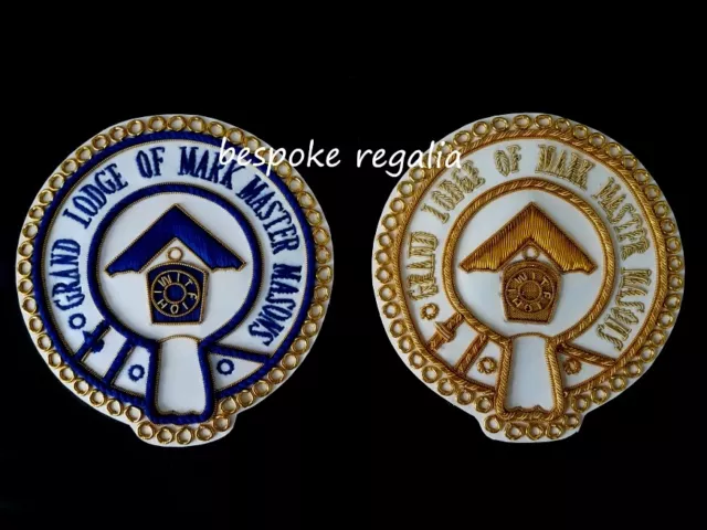 masonic regalia-GRAND LODGE OF MARK MASTER MASONS APRON BADGES (DRESS & UNDRESS)