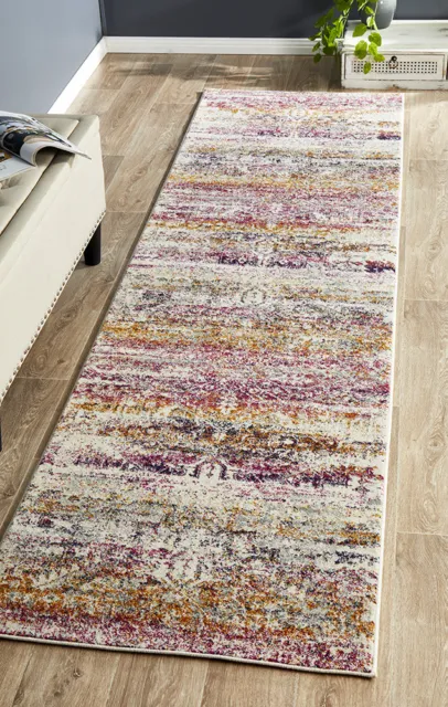 Harper 865 Traditional Multi Colour Modern Rug Runner - 3 Sizes *FREE DELIVERY*