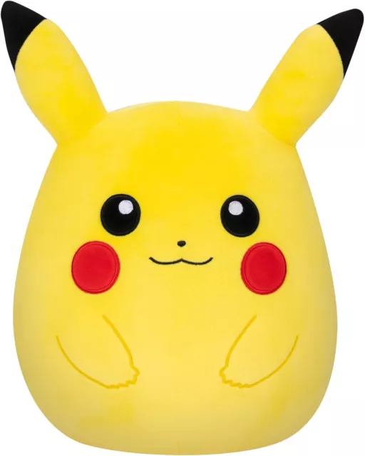 Squishmallows Pokemon Pikachu Stuffed Animal Plush Toy 10'' (Pikachu)