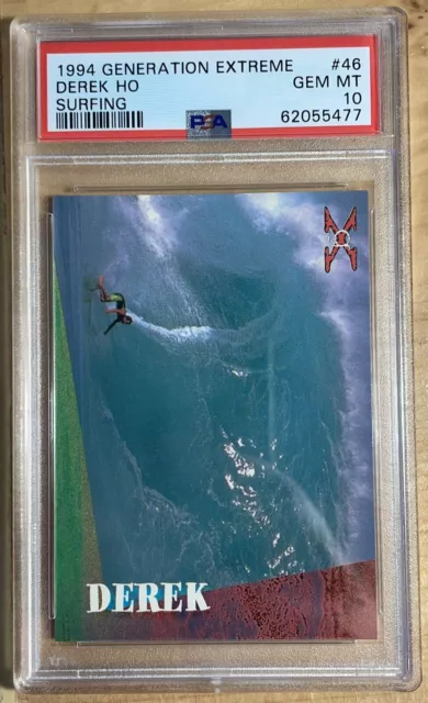 Psa 10 1994 Generation Extreme #46 Derek Ho Rc Gem Mint Rookie Surfing, Low Pop!