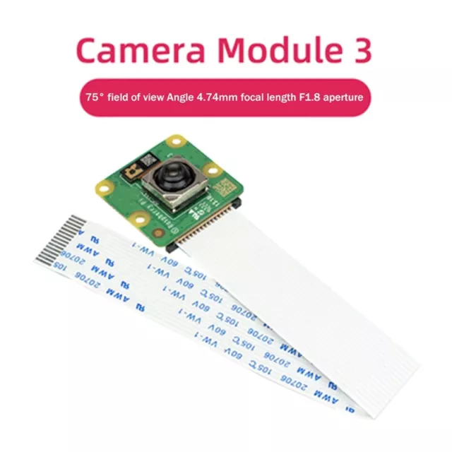 2X(1 PCS Caméra Module 3 Caméra 12MP  Caméra Verte pour  75° E7K1)7727