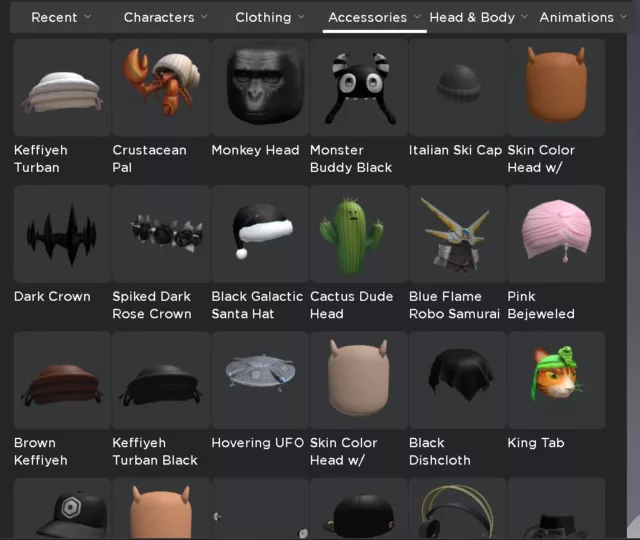 Headless Head Replacement Cookie Face Horns's Code & Price - RblxTrade