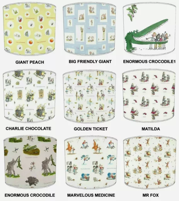 Niños Roald Dahl Pantallas a Juego Con Ropa de Cama Edredones Cortinas Cojín