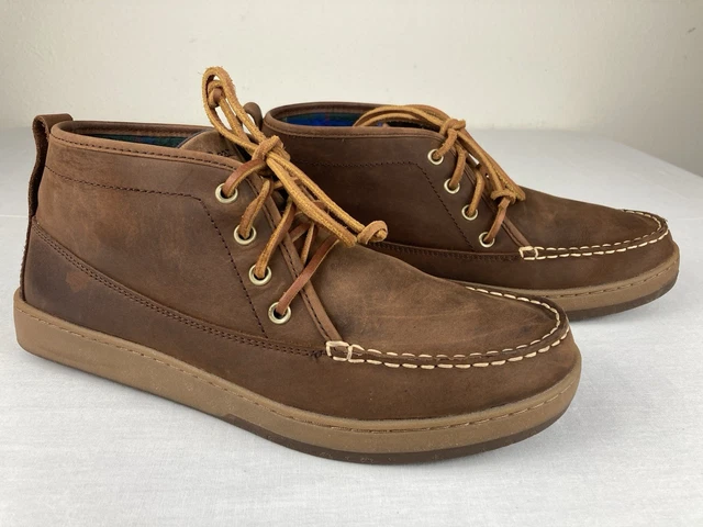 LL BEAN CHUKKA Boots Leather Mens 7C Made In The Usa $10.00  display picture 2