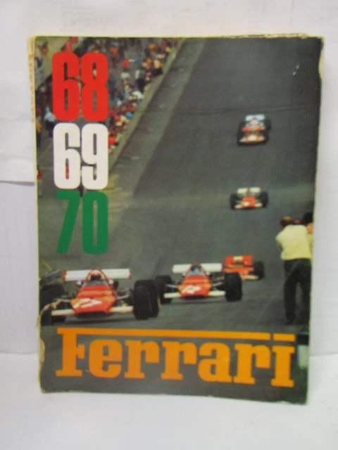 ANNUARIO FERRARI 68/69/70-contiene biglietto da visita di E. FERRARI non firmato