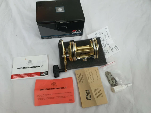 RARE ABU GARCIA AMBASSADEUR BIG GAME BG 10000 CT **Gold