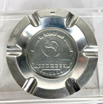 Vintage Aluminum Ashtray from Chicago's Museum of Science & Industry 5"