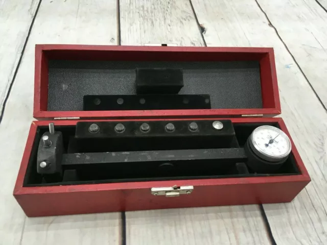 Vintage Central Tool Company No. 201 Jeweled Dial Indicator Set .001"