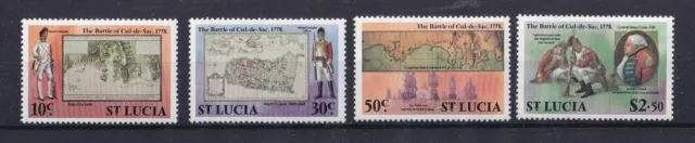 St. Lucia 1978 The 200th Anniversary of Battle of Cul-de-Sac MNH