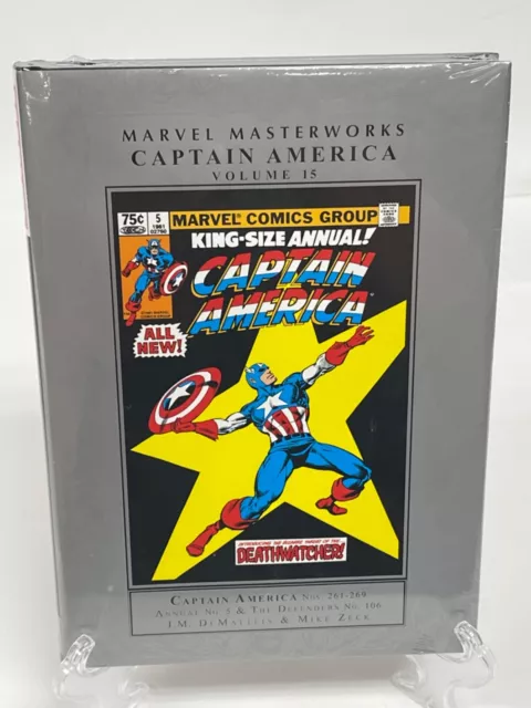 Captain America Marvel Masterworks Vol 15 New Marvel Comics HC Hard Cover Sealed