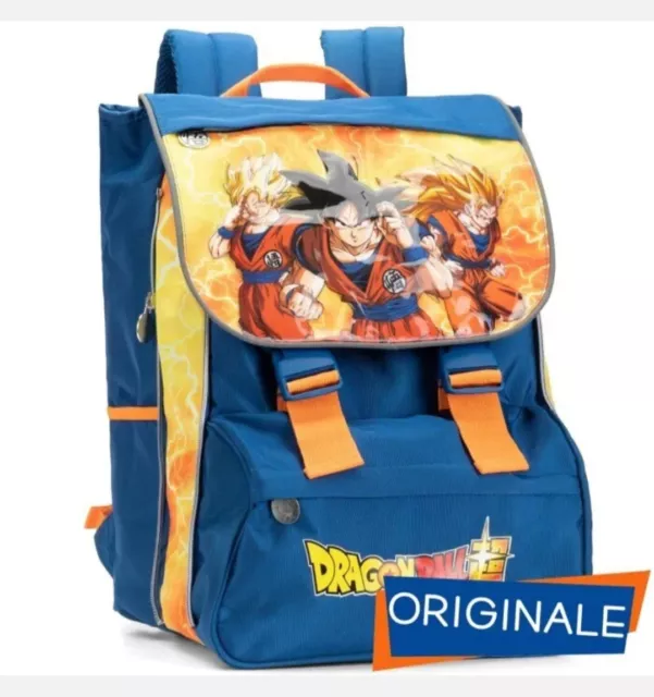 Zaino Estensibile 3 Scomparti Dragon Ball scuola Panini Collezione 2023/24