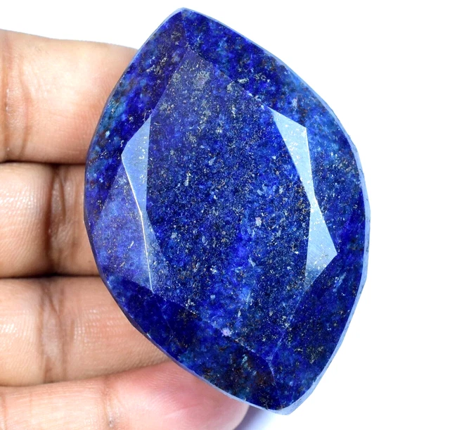 Pendentif Saphir Naturel Bleu 30 Ct - Monture Argent 925 Sertie Griffes - Coupe Ovale, Certifié AGL