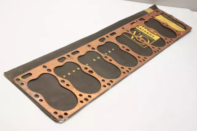 NOS 1937-48 Oldsmobile 8 Cylinder Engine Copper Head Gasket Vic 1018-C GM 416416 NOS 1937-48 Oldsmobile 8 Cylinder Engine Copper Head Gasket Vic 1018-C GM 416416