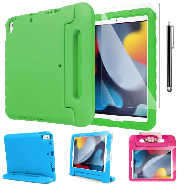 Kids Case for iPad 9th 8th 7th Generation Shockproof Handle Stand Durable Cover