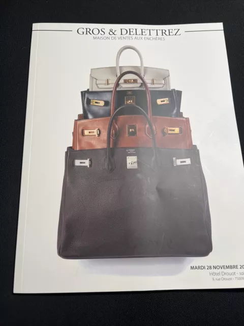 Hermès VINTAGE CATALOGUE VENTE GROS & DELETTREZ Novembre 2023 Auction Catalogue