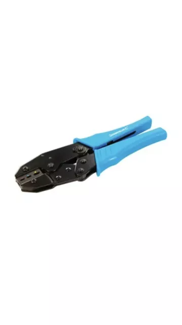 Silverline Expert Ratchet Crimping Tool 220mm Hardened & Tempered Steel 633615