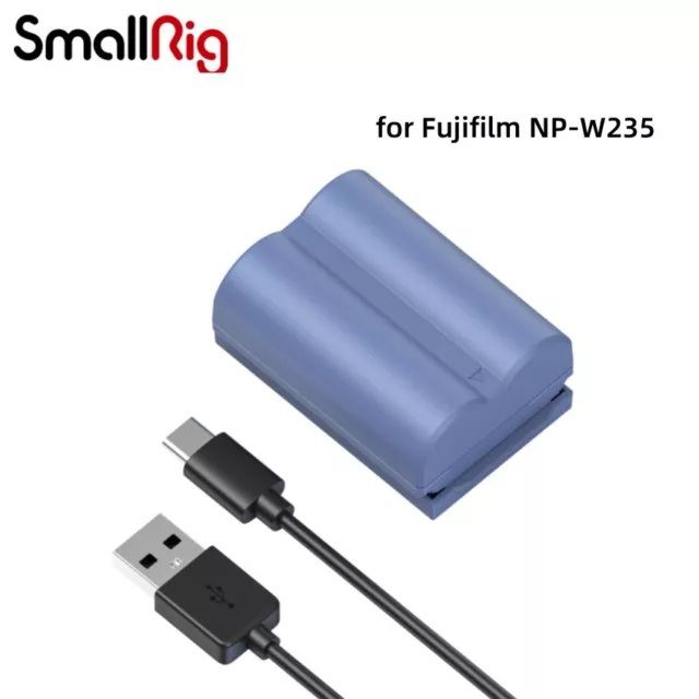 SmallRig NP-W235 2400mAh Camera Battery for Fujifilm X-T5/X-T4/GFX 100S Camera