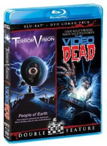 TerrorVision / The Video Dead (Bluray/DVD Combo) (Blu-ray) Gerrit Graham