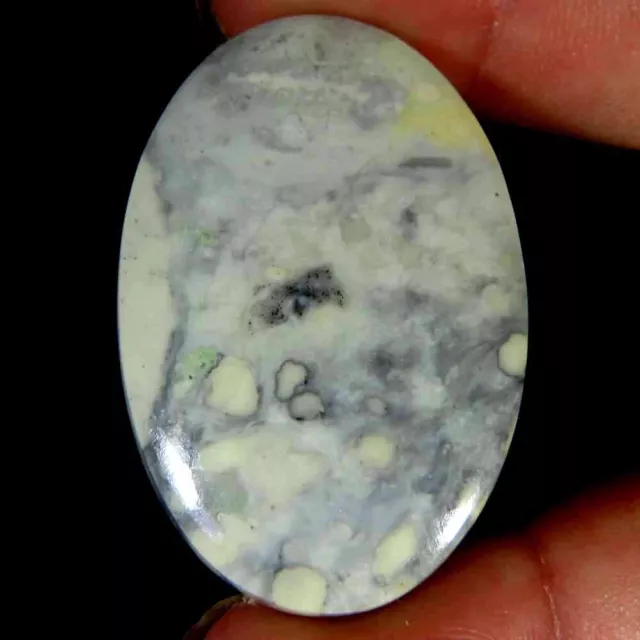 53,90 Cts.100 % cabochon ovale jaspe maligan naturel 27 x 40 x 5 mm pierre...