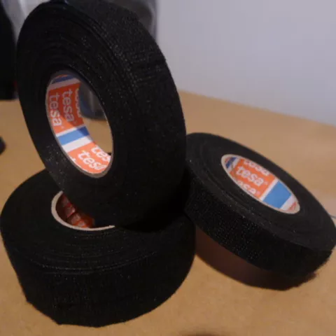 Tesa 51608 wiring loom harness tape   15 mm X 15 m complete pack of five rolls