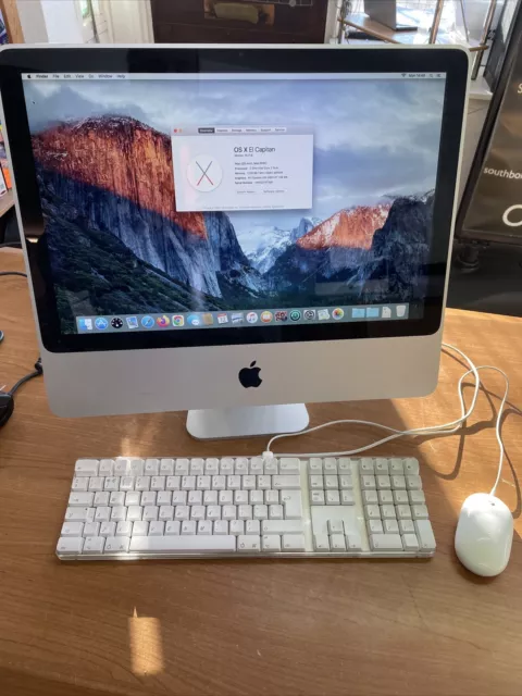 Apple iMac 20" Desktop 2007 Core 2 Duo 2 GHz 2 GB Ram 500 HDD El Capitan