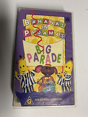 BANANAS IN PAJAMAS Big Parade VHS ABC for Kids PAL Rated G £10.24 ...