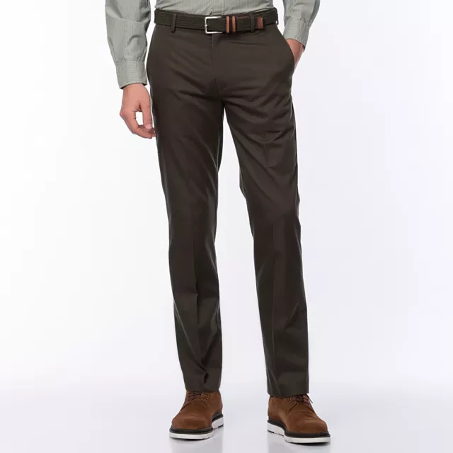 Dockers Insegna senza Pieghe Sottile Verde Pantaloni W29 L32/W36 L36