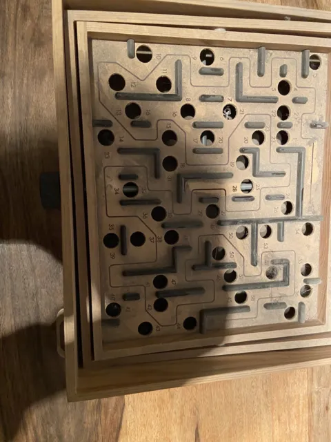 Geschicklichkeitsspiel aus Holz Labyrinth