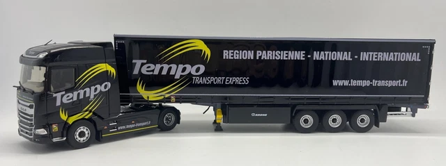 Eligor 1/43 Volvo FH 2020 Avec Remorque Frigo TFR - Camion Gris Neuf