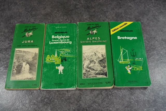 Lot De Carte Routière Michelin Vintage Anciennes