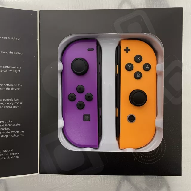 PEGLY Switch Controller Replacement for Nintendo Switch Joy-con with L/R Straps