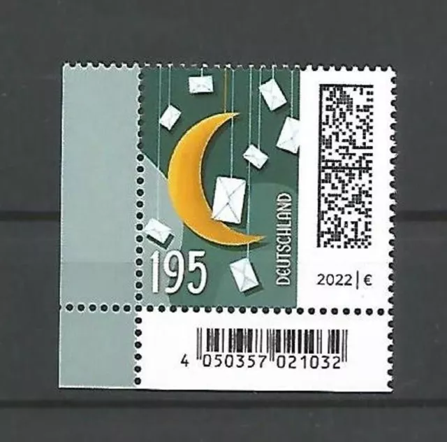 Mond und Briefe - Welt der Briefe Bund MiNr 3672 Eckrand 3  postfrisch