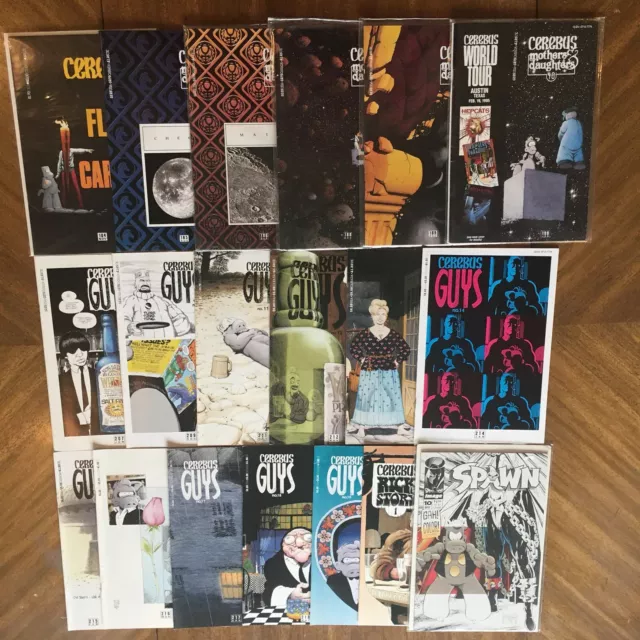 Lot of 19 Dave Sim - CEREBUS - Mothers & Daughters, Guys, Rick’s Story Aardvark