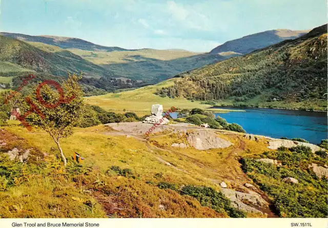 Picture Postcard: Glen Trool and Bruce Memorial Stone [Dennis]