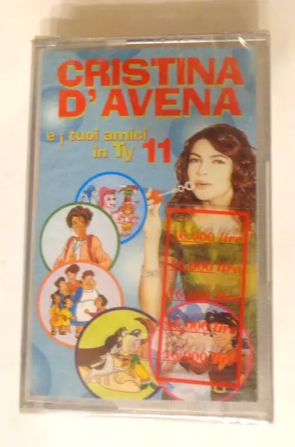 CRISTINA D'AVENA E I TUOI AMICI IN TV  vol. 11  -  MC 1998  NUOVA E SIGILLATA