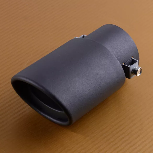 63MM Stainless Steel Car Off-Road Rear Exhaust Pipe Tip Tail Muffler Cover zy