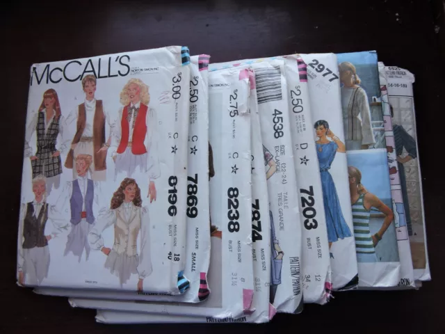 Misses, Vintage, History, Retro clothing patterns-size listed, Read Listing