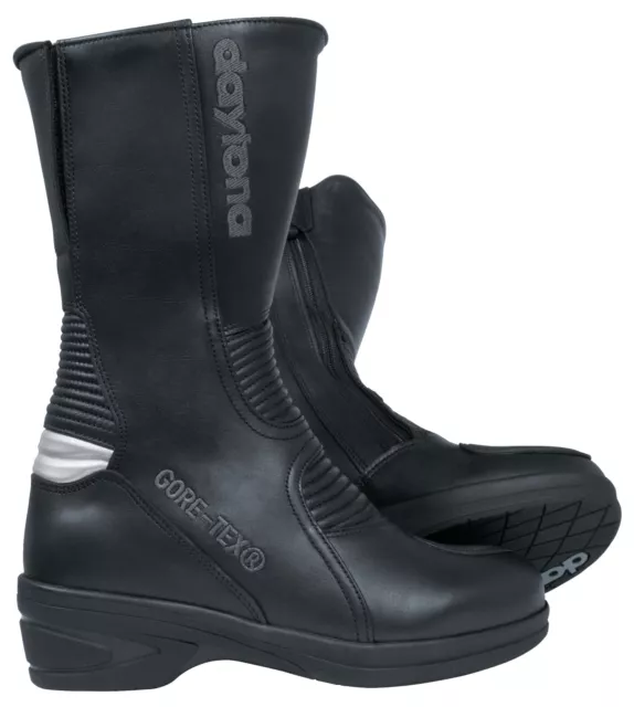 DAYTONA Gore-Tex Motorradstiefel LADY PILOT GTX Stiefel schwarz wasserdicht 39