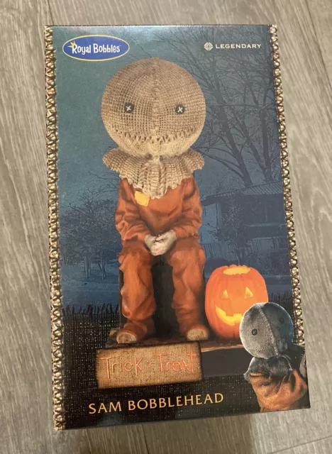 Royal Bobbles Sam Trick R Treat Bobblehead - New Sealed Inside Box
