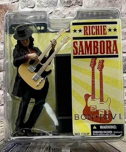 Richie Sambora Bon Jovi Mcfarlane Action figure Unopened BNIB 2007 New Boxed