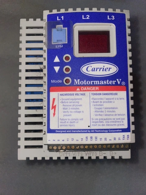 Carrier HR46TN004 Motormaster V  Drive 5HP 240V 3PH